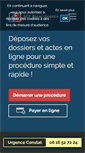 Mobile Screenshot of huissier-creteil.com